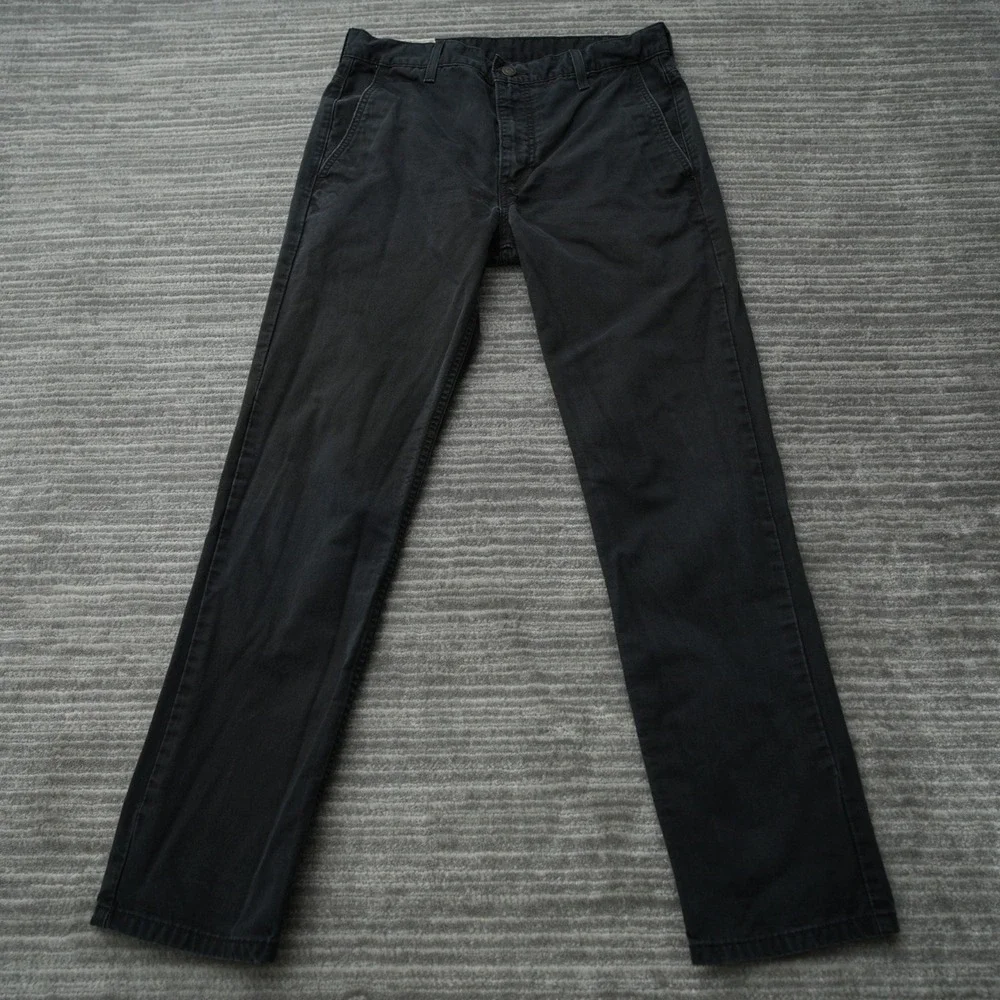 Levis Jeans‎ Men Pants Black White Tag 31 x 29.625